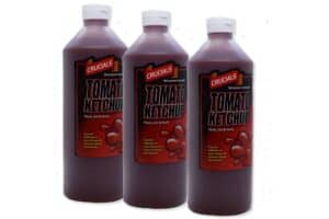 3 Bottles of Tomato Ketchup Sauce