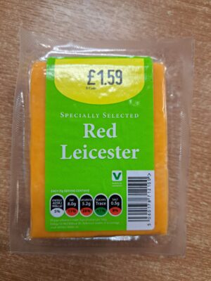 145g Red Leicester Block