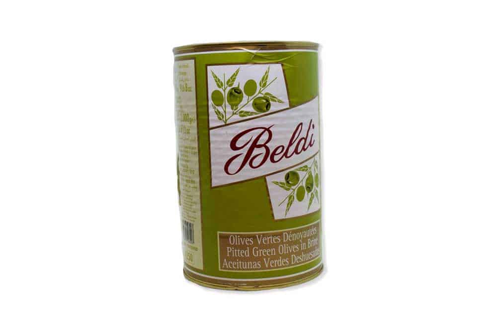 2kg Tin of Green Olives