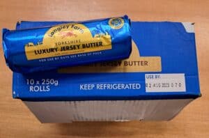 10 x 250g Longley Farm Butter