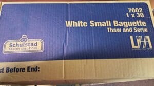 Thaw & Serve Baguette - Box 30