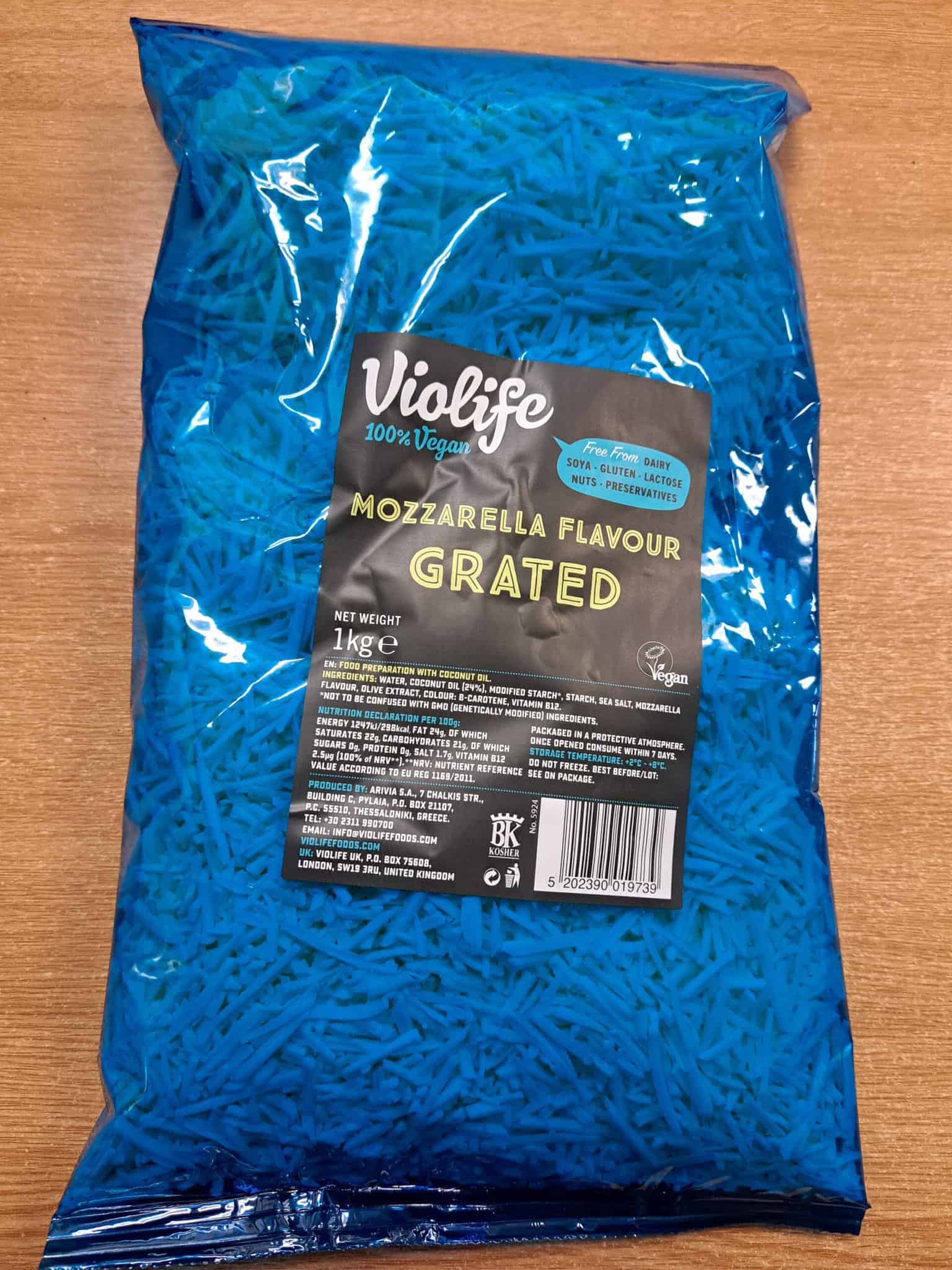 1kg Violia Vegan Grated Cheese