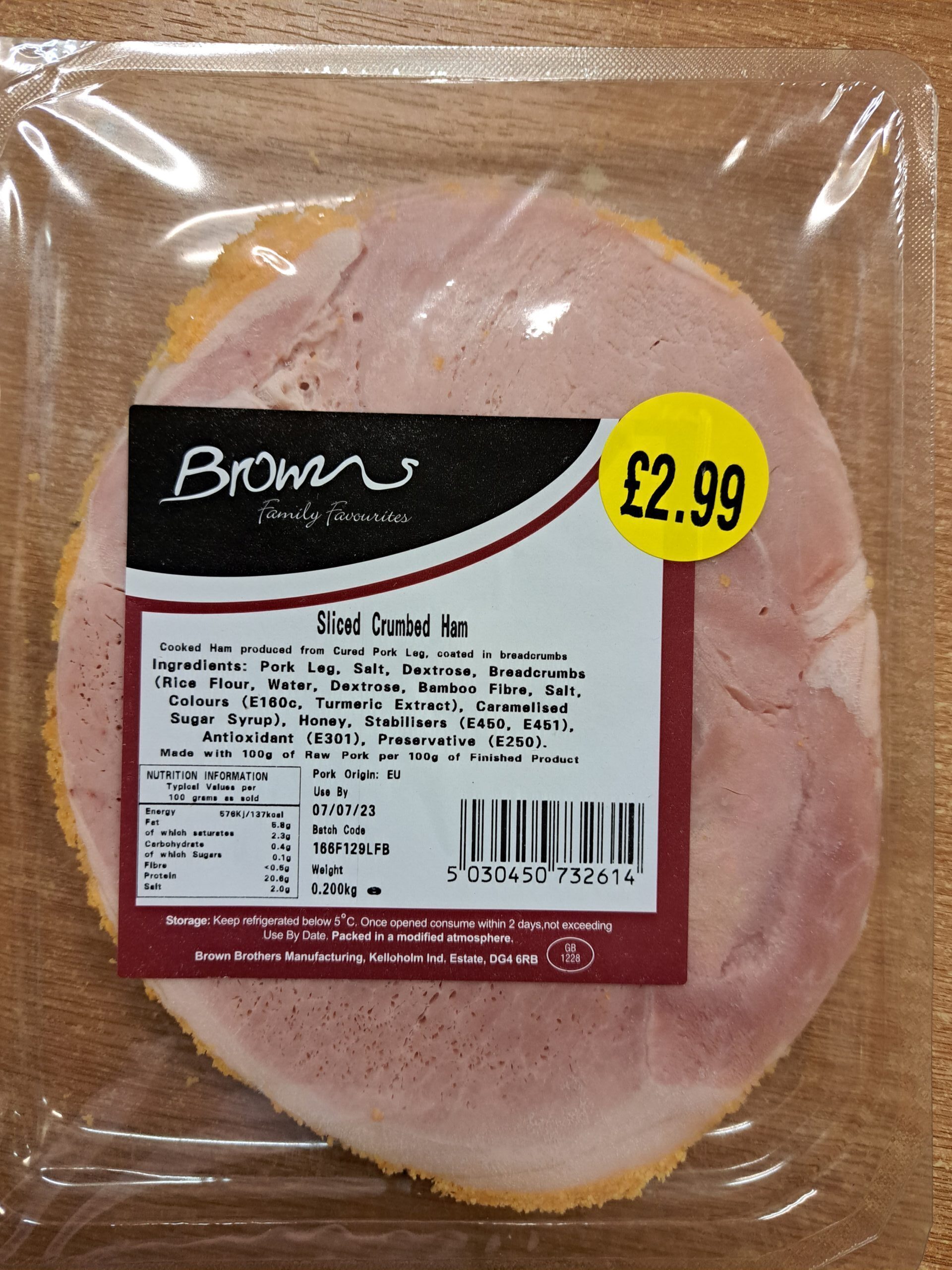 Sliced Ham 200g